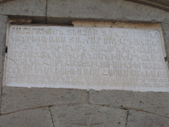 armenian church writing