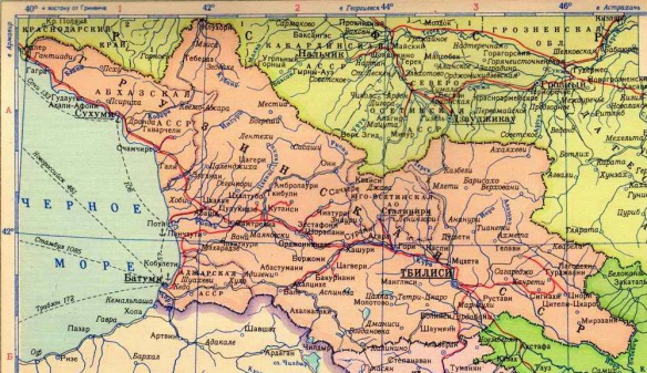 georgian ssr 1944-1957 north caucasus